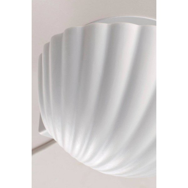 Lampada da parete bianca in gres con alimentazione a corrente Shelly – Jotex-image-4