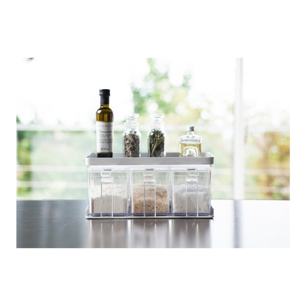 Set di contenitori per alimenti per la farina/per i prodotti alimentari sfusi 3 pz Tower – YAMAZAKI-image-3