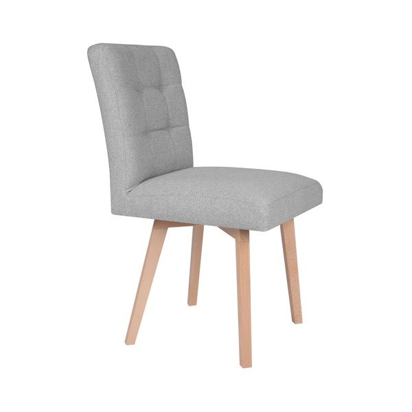 Sedia da pranzo grigio chiaro Tulip - Mazzini Sofas-image-1