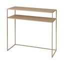 Consolle in metallo beige 35x85 cm Fera - Blomus
