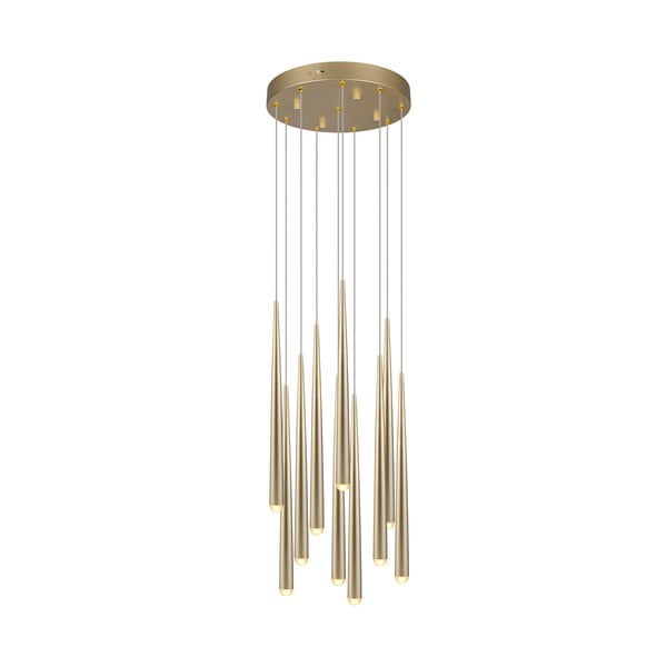 Lampadario LED dorato ø 30 cm Cala – Trio Select