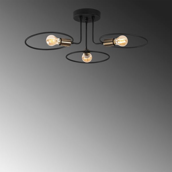Plafoniera nera Circle – Opviq lights-image-3