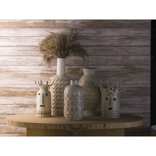 Vaso in ceramica crema Inlay - Villa Altachiara-image-2