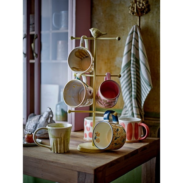 Tazze in set color salmone e color crema in gres 3 pz 450 ml Linora – Bloomingville-image-2