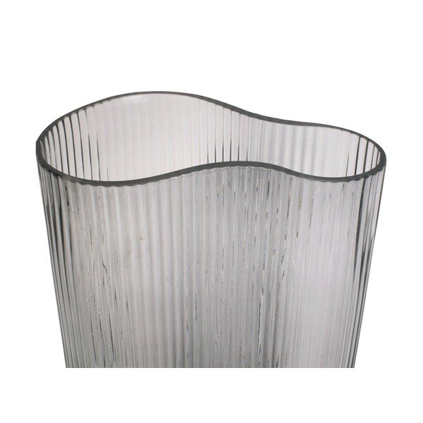 Vaso in vetro grigio Wave, altezza 27 cm Allure Wave - PT LIVING-image-4