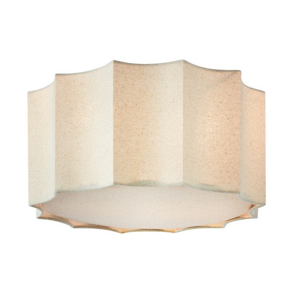 Plafoniera beige in metallo con paralume in tessuto ø 35 cm Olea – Markslöjd