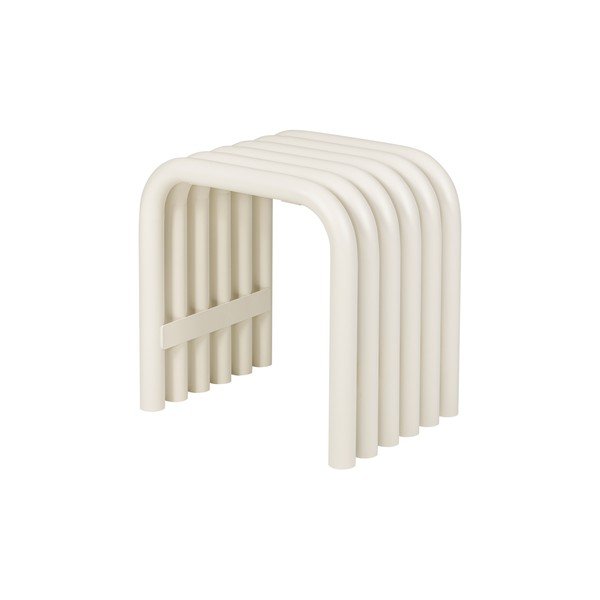 Sedia da esterno beige in metallo Nokk – noo.ma