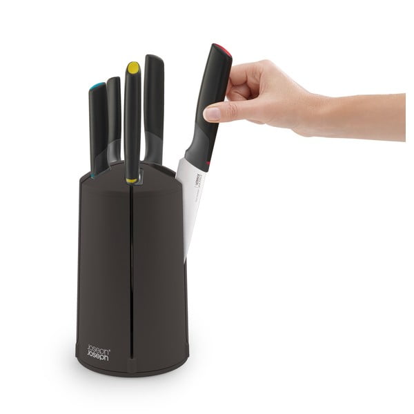 Set di 5 coltelli con supporto rotante Elevate - Joseph Joseph-image-4