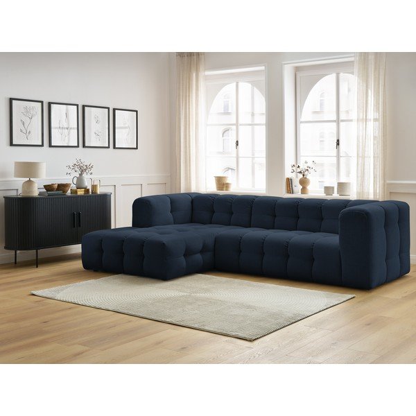Divano angolare in blu scuro Cloud – Bobochic Paris-image-1