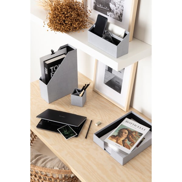 Set di organizer in cartone 4 pz Hugo Canvas Paper Laminate – Bigso-image-1