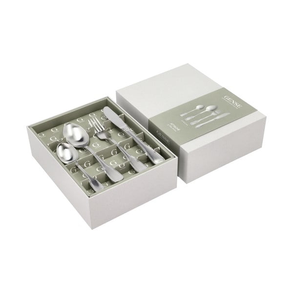 Posate argentate in acciaio inox 16 pz Attaché – Gense-image-2