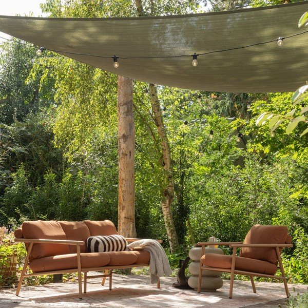 Tavolino da giardino rotondo con effetto pietra ø 40 cm Laurel – WOOOD-image-2