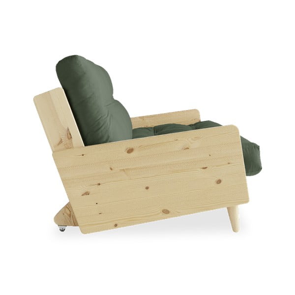 Divano variabile Naturale Chiaro/Verde Oliva Indie - Karup Design-image-4