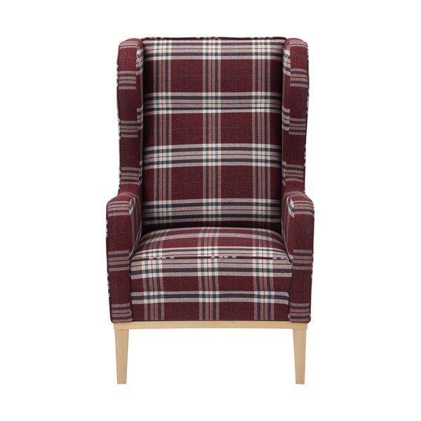 Poltrona a quadri rossi Angelo - Max Winzer-image-2