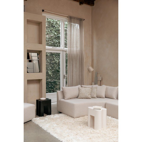 Lampada da terra beige con paralume in metallo (altezza totale 150 cm) Buckle – Zuiver-image-2