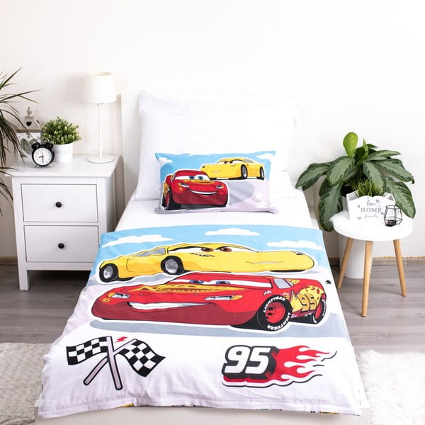 Biancheria da letto per bambini in cotone per culla 100x135 cm Cars – Jerry Fabrics-image-2