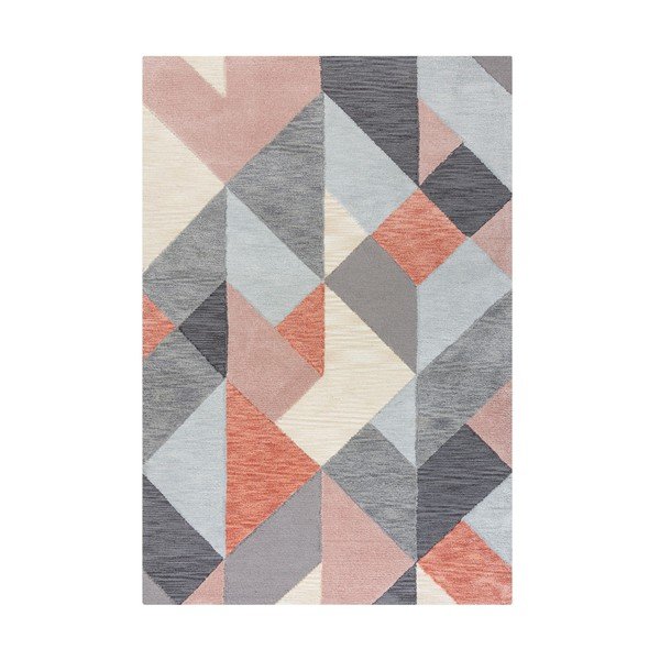 Tappeto rosa/grigio 160x230 cm Icon - Flair Rugs