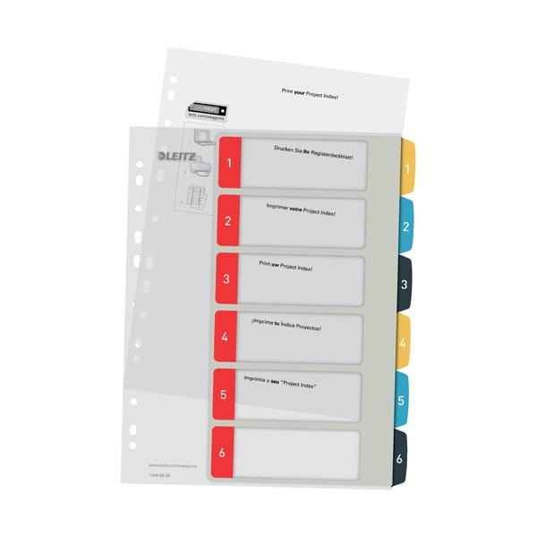 Indice numerico con 6 etichette , A4 Cosy - Leitz-image-4
