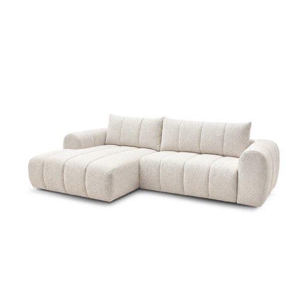 Divano angolare beige (con penisola a sinistra/con chaise lounge) Nesty – Bobochic Paris-image-3