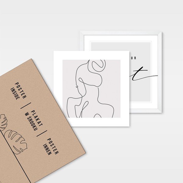 Set di poster in cornice 4 pezzi 32x32 cm - knor-image-1