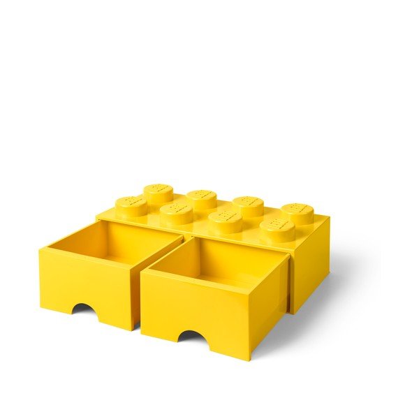 Contenitore giallo con due cassetti - LEGO®-image-2