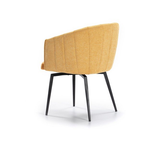 Poltrona gialla Carina Swivel - Marckeric-image-3