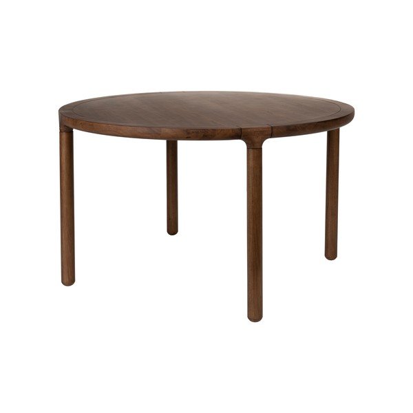 Tavolo da pranzo rotondo con effetto noce ø 128 cm Storm – Zuiver