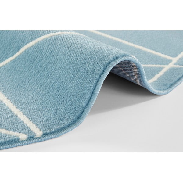 Tappeto blu , ø 140 cm Velvet - Ragami-image-2