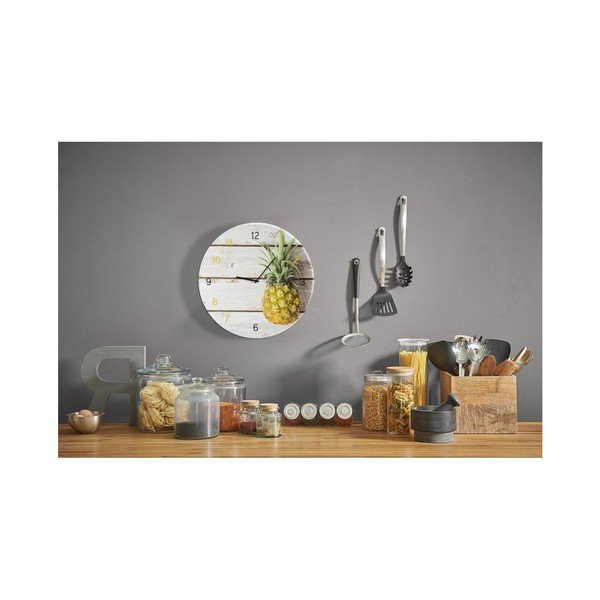 Orologio da parete in vetro , ⌀ 30 cm Pineapple - Styler-image-1