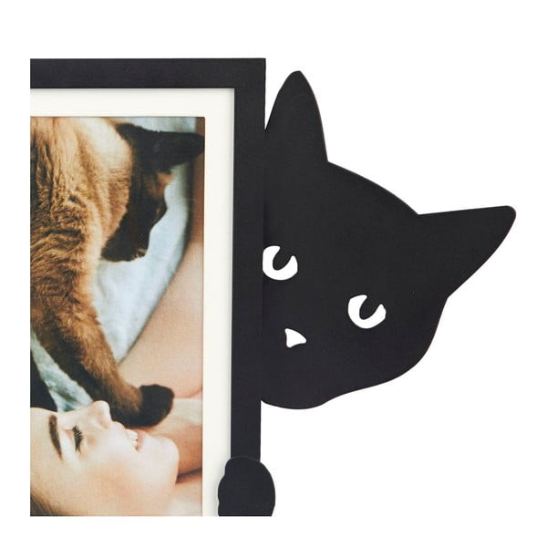 Cornice in metallo nero 31x19,5 cm Hidden Cat - Balvi-image-2