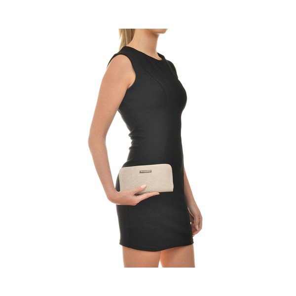 Béžová kožená peněženka Mangotti Bags Rosso-image-1