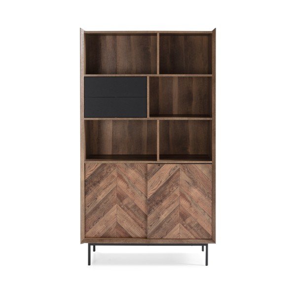 Libreria in rovere decorato 98x173 cm Utah - Marckeric
