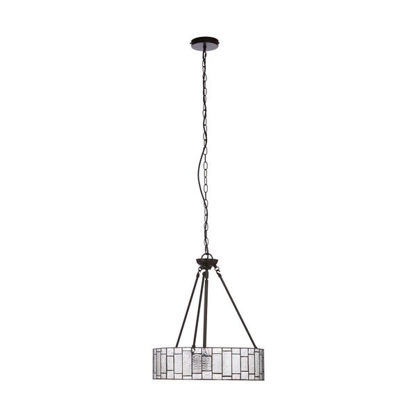 Lampadario in metallo con paralume in vetro ø 46 cm Waldorf – Premier Housewares