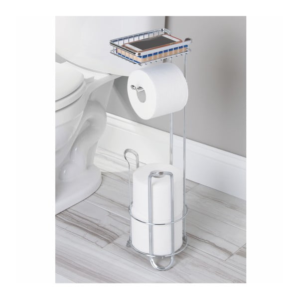Stojan na toaletní papír InterDesign York Lyra, výška 61 cm-image-2