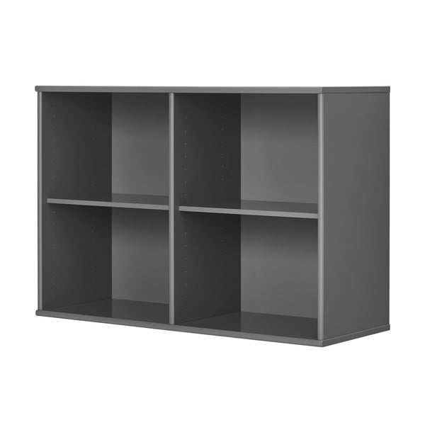 Libreria a sospensione antracite 89x61 cm Mistral - Hammel Furniture-image-1