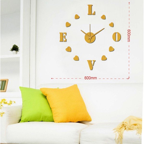 Orologio da parete Love, ⌀ 60 cm - Mauro Ferretti-image-1