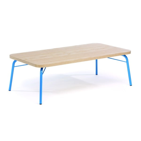 Tavolino con gambe blu Ashburn - Woodman