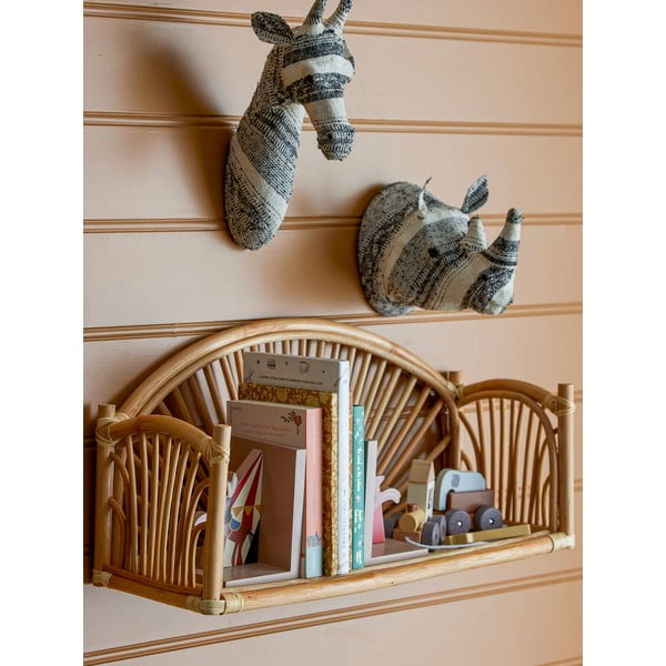 Scaffale in rattan per bambini Kanya - Bloomingville Mini-image-1
