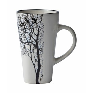 Tazza in gres bianco, 500 ml Winter Tree - Villa Collection