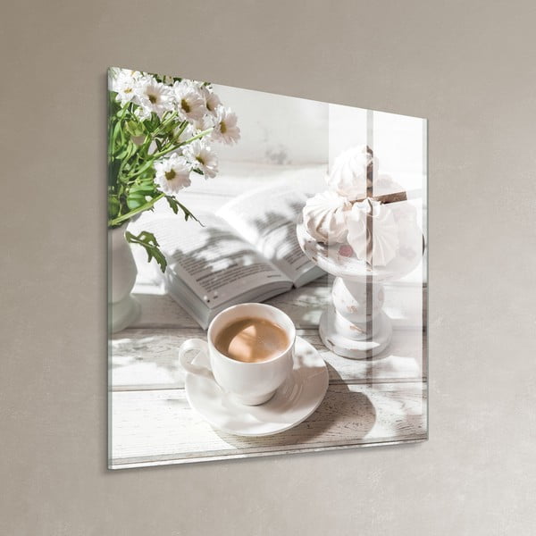 Dipinto su vetro 30x30 cm Meringue – Styler-image-2