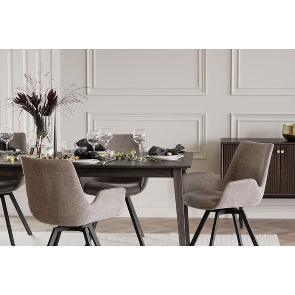 Set di sedie da pranzo beige in imbottito 2 pz Norwell – Rowico-image-3