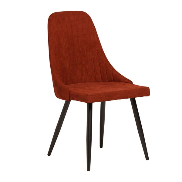Set di 2 sedie da pranzo rosso scuro Mina - Marckeric-image-1