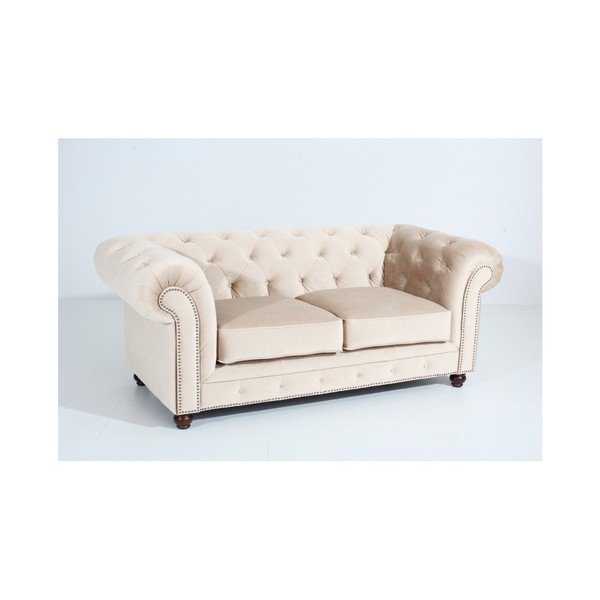 Divano crema Orleans Velvet, 196 cm - Max Winzer-image-3