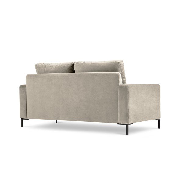 Divano in velluto beige Seine, 158 cm - Interieurs 86-image-3