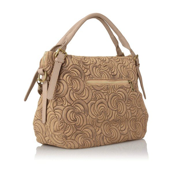 Borsa in pelle beige City Look - Chicca Borse-image-1