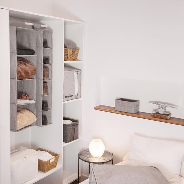 Organizer in tessuto appeso per il guardaroba Oxford - Compactor-image-1