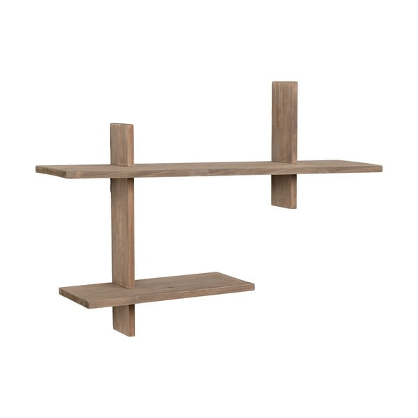 Scaffale a castello in legno di pino in colore naturale Ovada - House Nordic-image-2