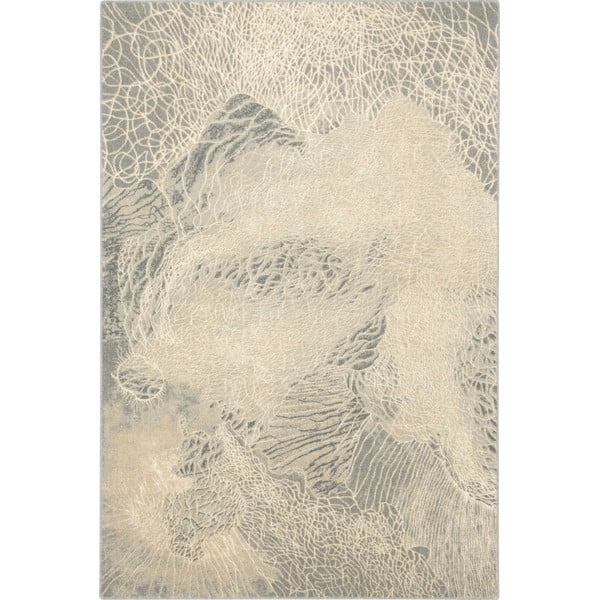 Tappeto in lana beige 200x300 cm Dew - Agnella