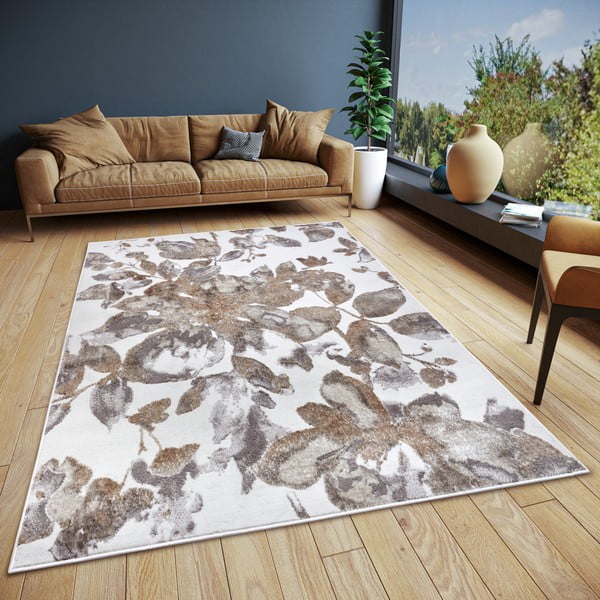 Tappeto grigio-marrone 57x90 cm Shine Floral - Hanse Home-image-1