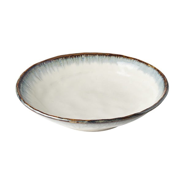 Piatto fondo in ceramica bianca, ø 24 cm Aurora - MIJ